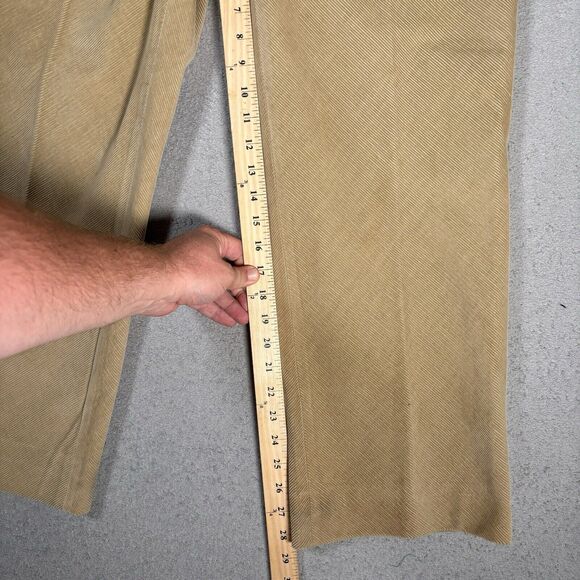 Arnold Brant Corduroy Pants Men’s Size 40 (fits 37x29) Beige Made In Italy‎ - Picture 5 of 10